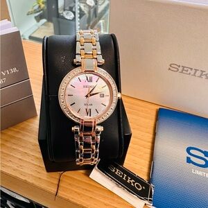 Seiko Solar Women's Water Resist Ref. SUT184 with Diamonds